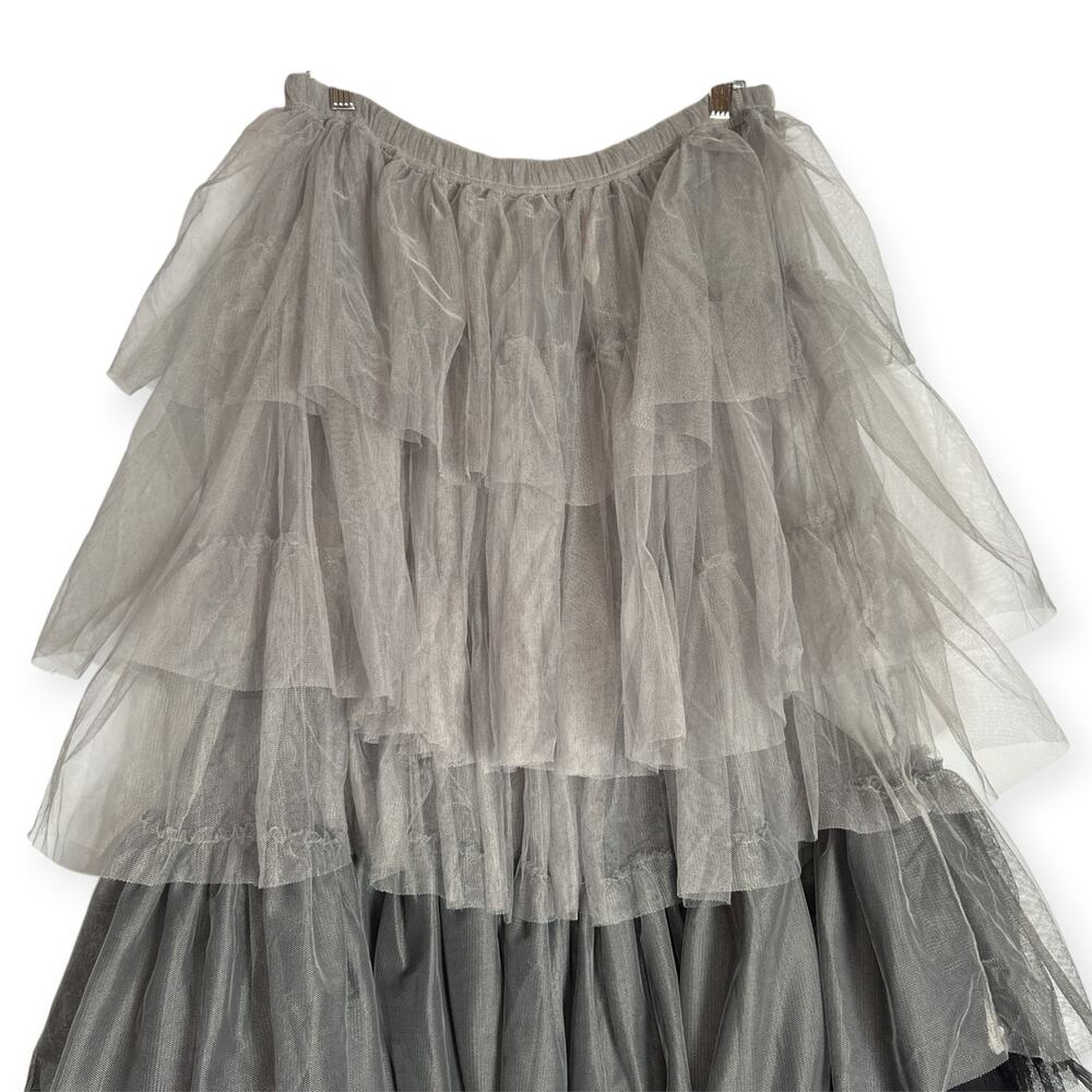 Free People Tulle Much Tiered Layer Half Slip Skirt SIZE M Boho Festival NWT - Picture 7 of 10
